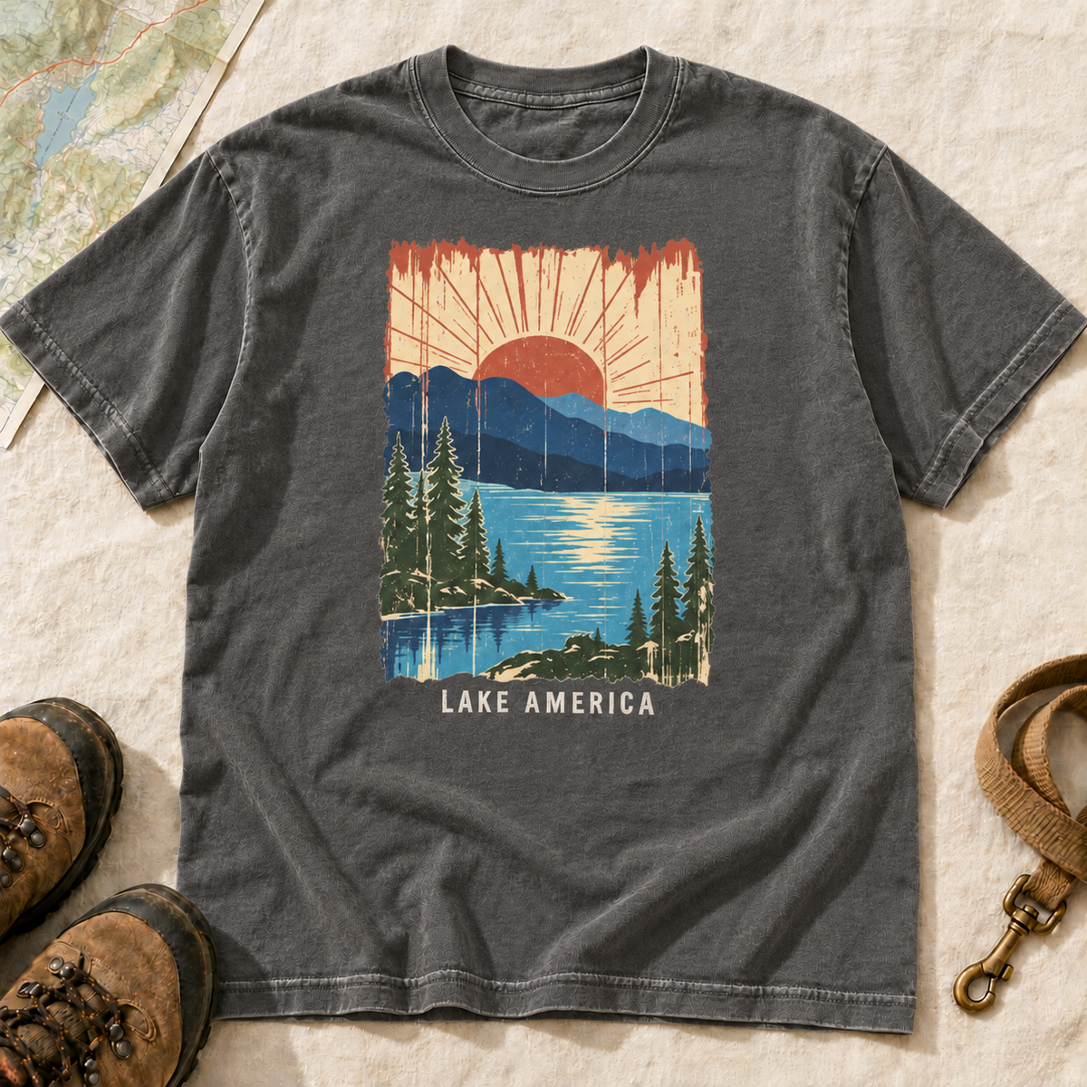 Lake America Scenic Outdoors T-Shirt | Buddy Outfitters