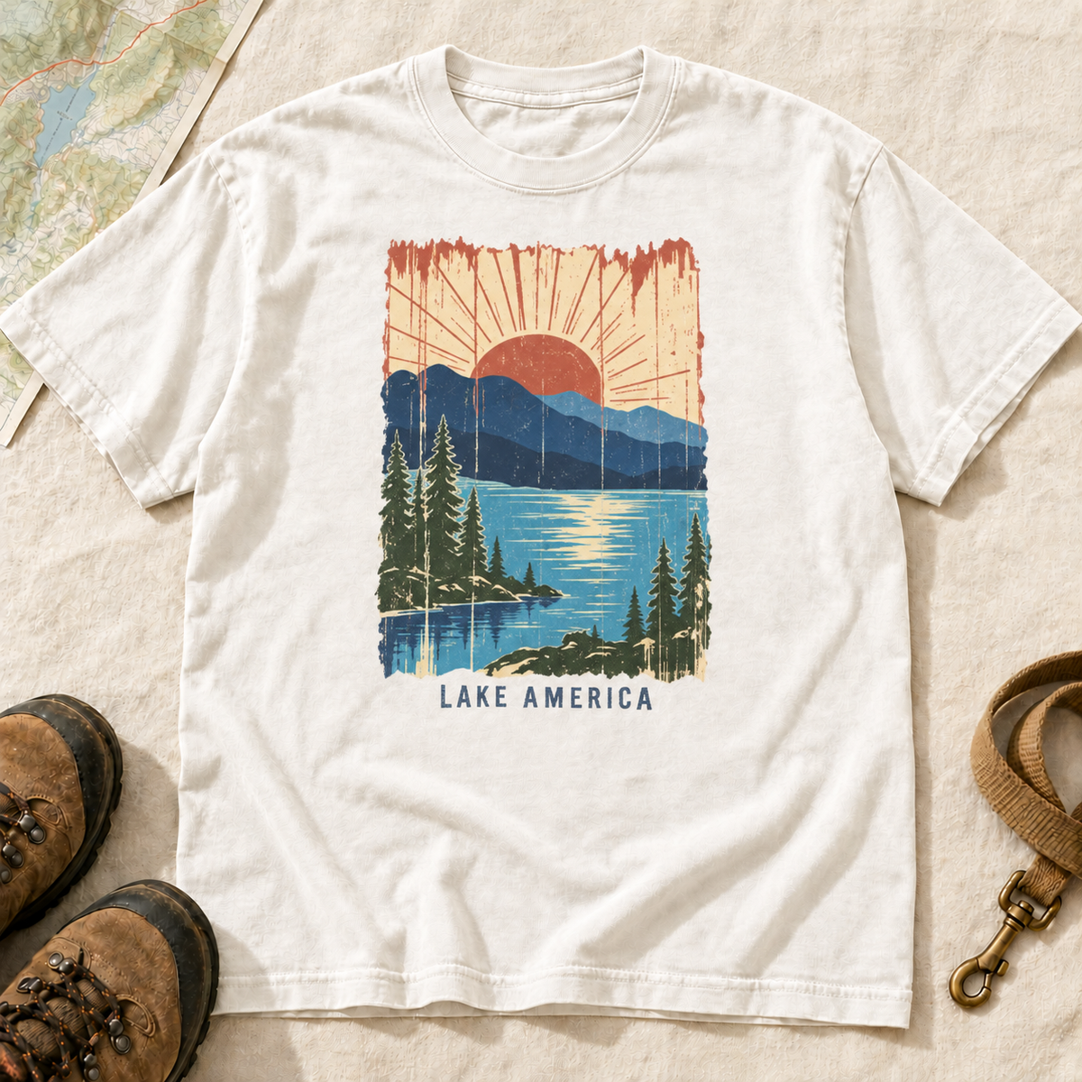 Lake America Scenic Outdoors T-Shirt | Buddy Outfitters