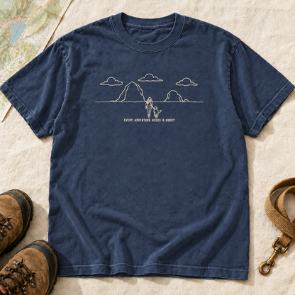Every Adventure Needs a Buddy Mountain Hiking T-Shirt | Buddy Outfitters